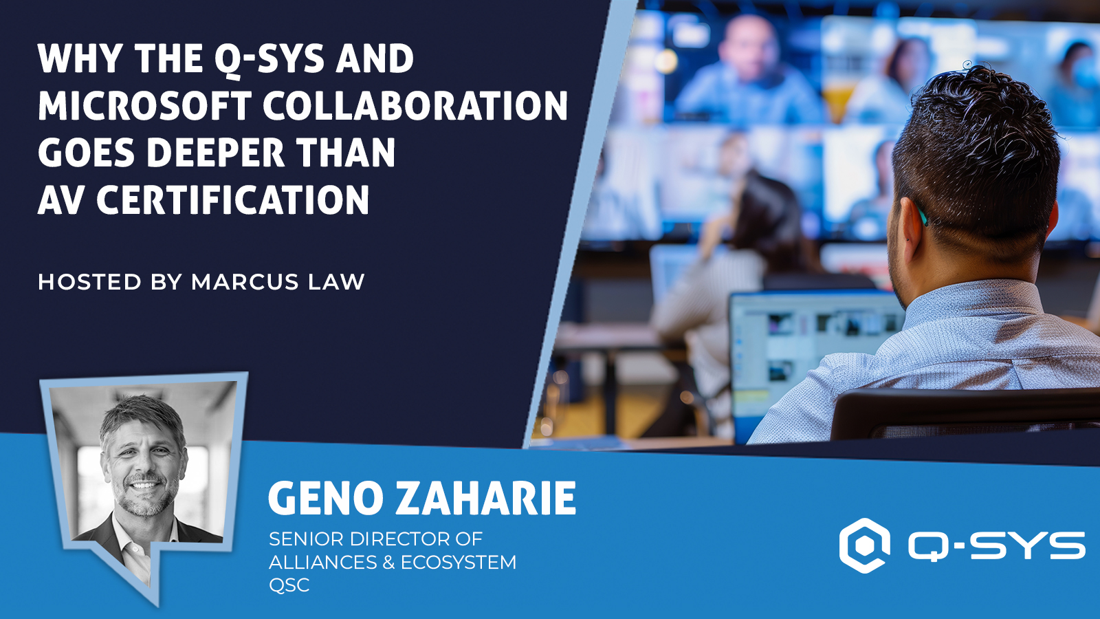 Why Q-SYS and Microsoft Go Deeper Than AV Certification