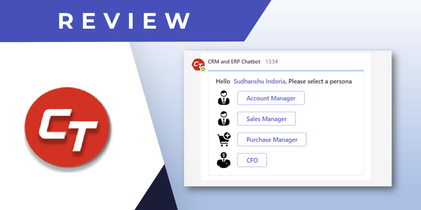 CRM/ERP Chatbot for Microsoft Teams Review: Set Up a Custom Bot Experience