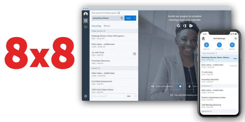 Free Version of 8x8 Video Meetings Throws Down Challenge to Zoom