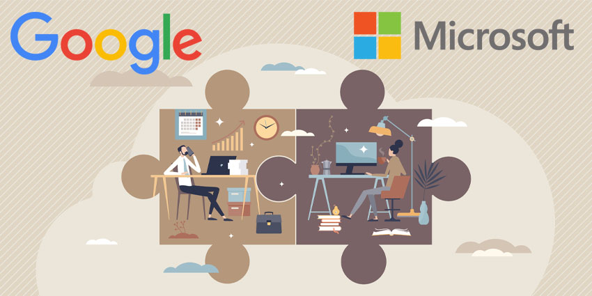 Google, Microsoft Affirm Hybrid Stance Amid Amazon Full-Time RTO Backlash