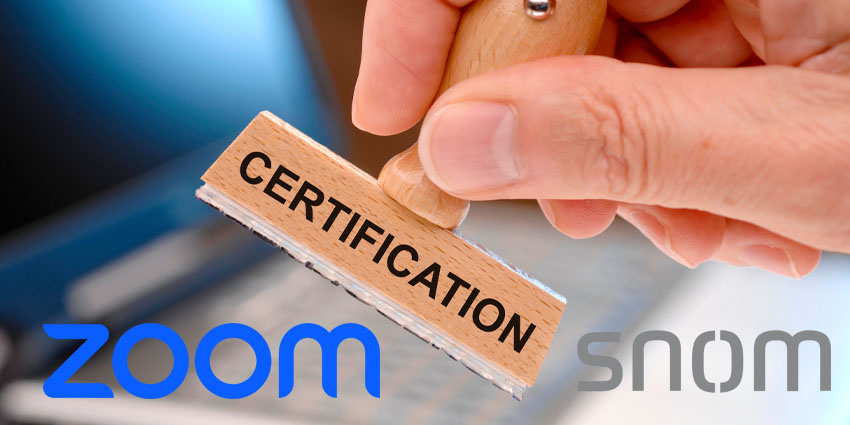 Snom's D7XX Series Receives Zoom Phone Certification